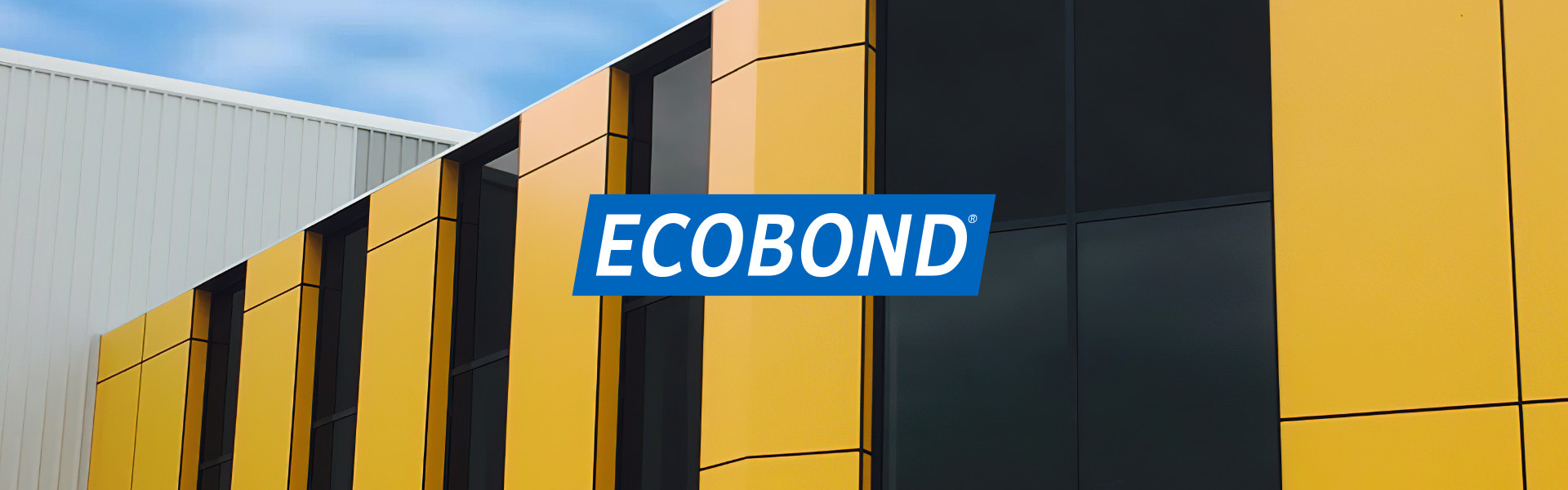 Скидка на композитную панель ECOBOND OPTIMA COLOR желтого цвета ➡ AVERS