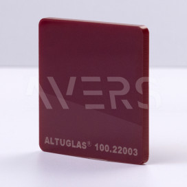 Красный 100.22003, 3 мм ALTUGLAS акрил листовой