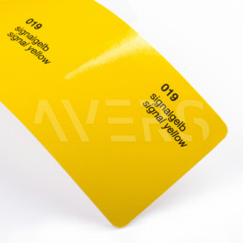 Ярко-желтый глянцевый Oracal 651 019, плоттерная самоклеящаяся пленка