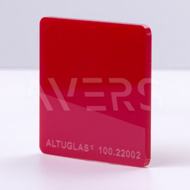 Червоний 100.22002, 3 мм ALTUGLAS акрил листовий