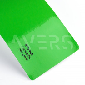 Трав'янисто-зелений глянцевий Oracal 970RA 486, автомобільна самоклеюча плівка з мікроканалами