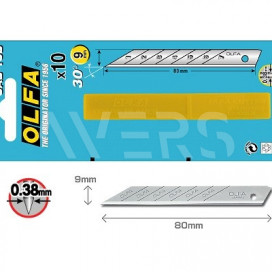 OLFA SAB-10 лезо сегментне, набір, 10 штук