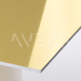Золото зеркальное OCTOPLAN полистирол листовой, 3 мм
